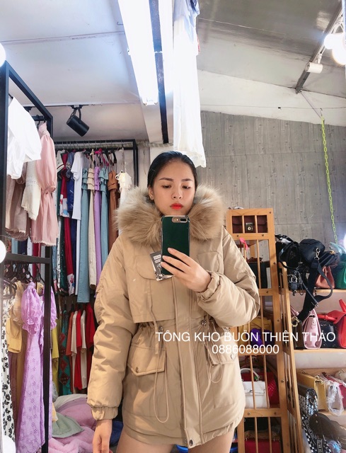 Áo phao lót lông rút eo ( KÈM VIDEO ẢNH THẬT CỦA SHOP ) | BigBuy360 - bigbuy360.vn