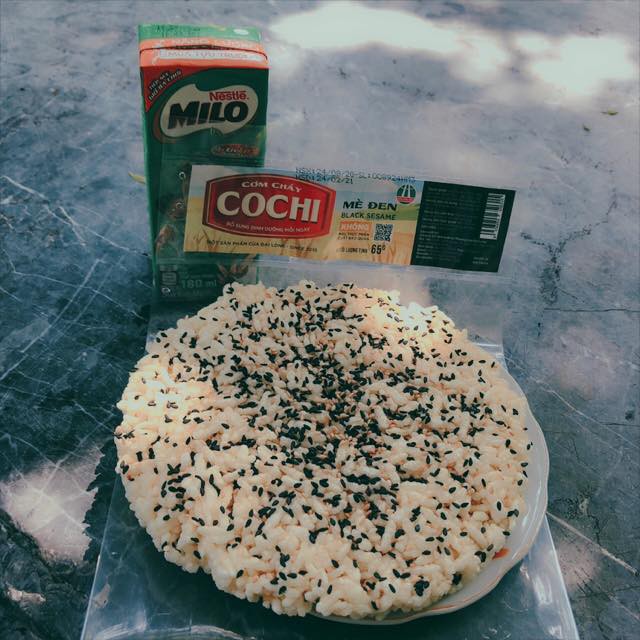 (Ăn vặt NGON) Cơm cháy Đại Long COCHI 65g (Tùy chọn vị Mè đen hoặc vị Rong biển) - Đặc sản Ninh Bình