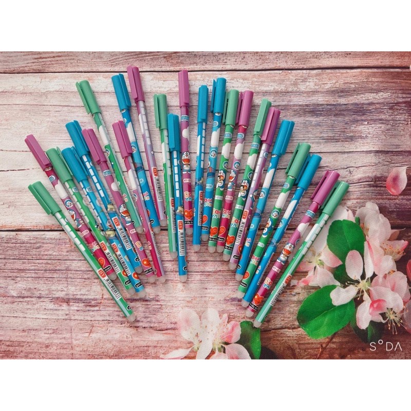 Bán lẻ 1 cây Bút gel xoá được hình doremon/ hình thần tượng giao ngẫu nhiên