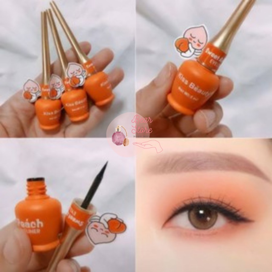 Bút Kẻ Mắt Đào Eyeliner Kiss Beauty Giúp Mắt To Tròn Hàng Nội Địa Trung Cao Cấp | BigBuy360 - bigbuy360.vn