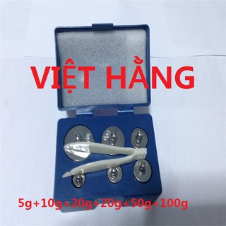 Bộ 6 Quả Cân Trọng Lượng 5g 10g 20g*2 50g 100g