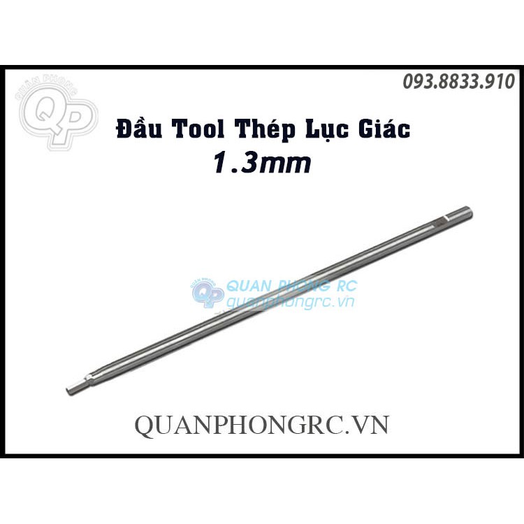 T07-Screwdriver White Hard Steel Replacement Shaft Needle - Đầu Tool Thép Lục Giác 1.3mm