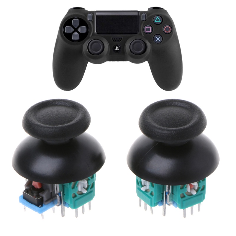 Set 2 mô đun trục cần điều khiển cảm biến analog cho tay cầm chơi game PS4 Pro Slim
