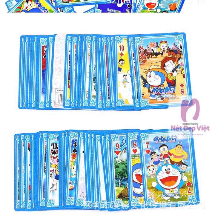 Bộ Bài Tây Mèo Doraemon Đôrêmon 52-54 Lá Dễ Thương