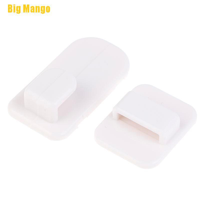 Set 4 Móc Treo Điều Khiển Máy Lạnh / Tv / Chìa Khóa Gắn Tường Hình Quả Xoài