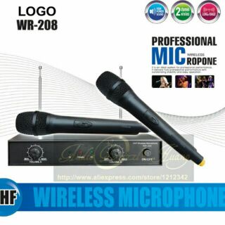 Micro Karaoke Không Dây BOSE WR208 ( 2 MIC ) Cực Hay