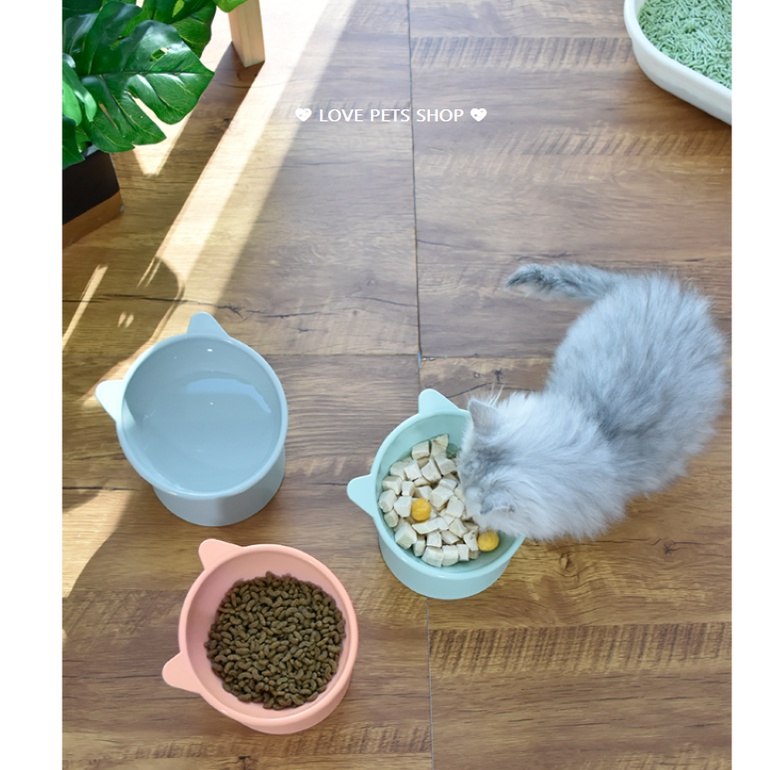 CHÉN ĂN CHO CHÓ MÈO CHỐNG GÙ LƯNG -  LOVE PETS SHOP