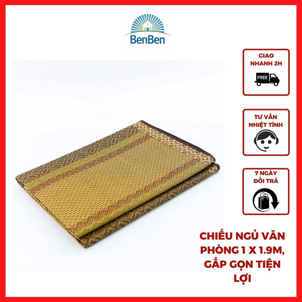 Chiếu văn phòng gấp gọn tiện lợi size 1x1.9m, thiết kế thoáng mát và dễ vệ sinh - Ben Ben - chiếu điều hòa, office mat