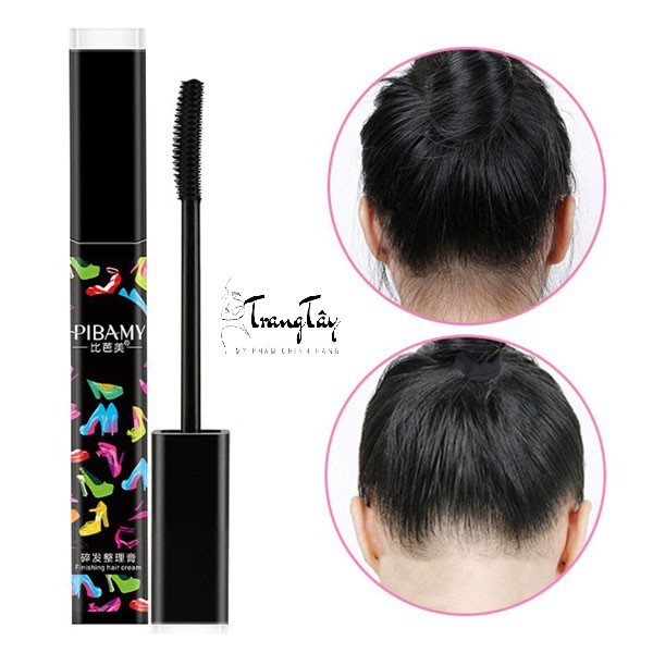 Mascara-Lược chải vuốt tóc mascara tạo nép tóc. Chải Tóc Con Vào Nép Gọn Gàng