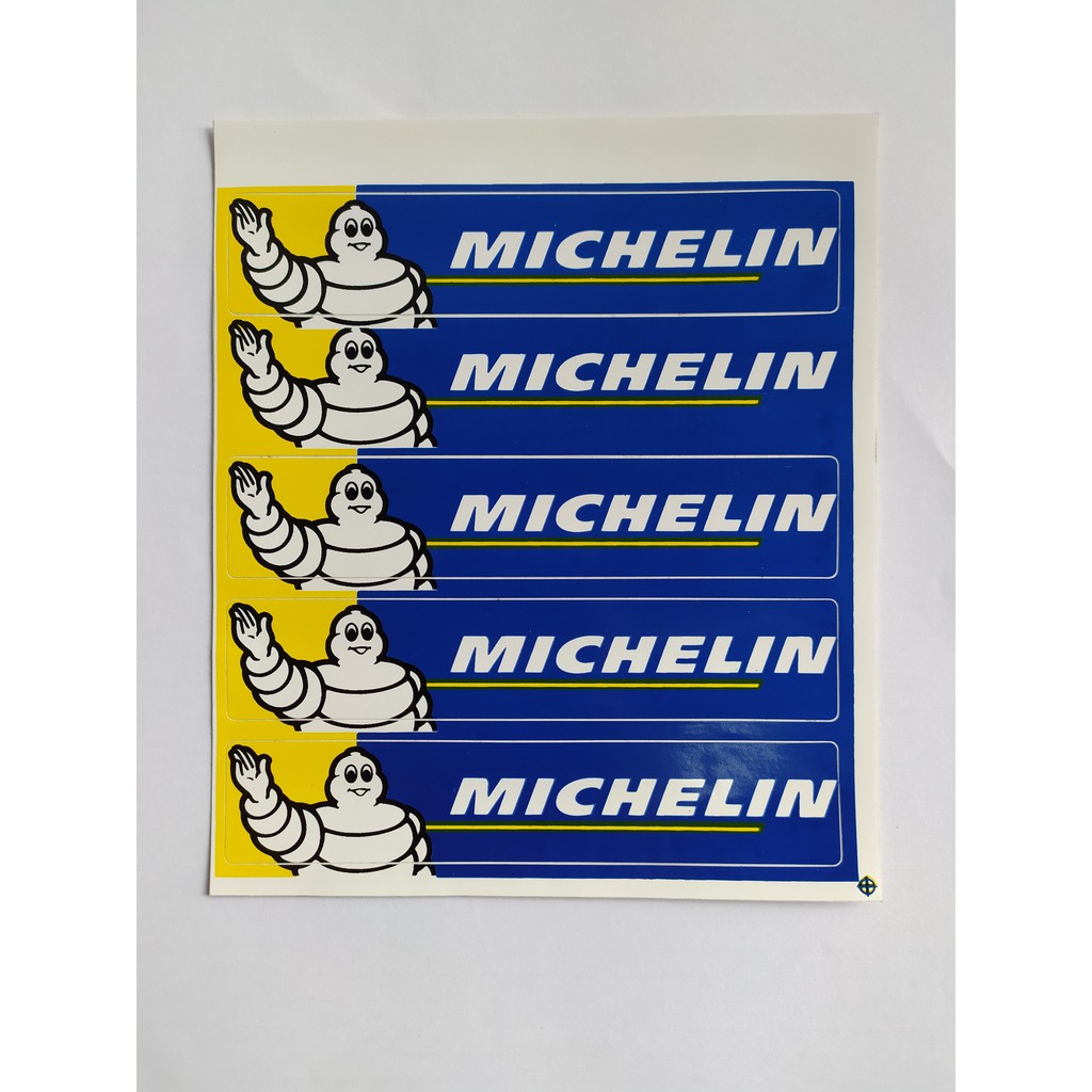 Bộ Tem dán decal trang trí Michelin