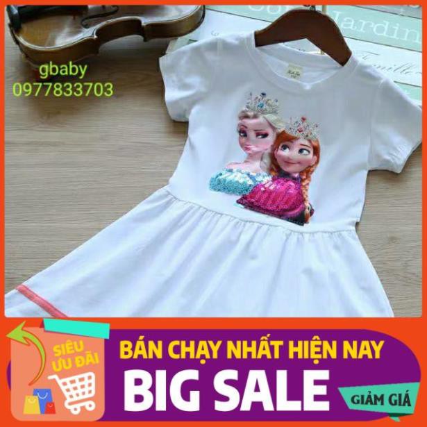 Váy Elsa Cotton Quảng Châu Mùa Hè 2020 (13-35kg)