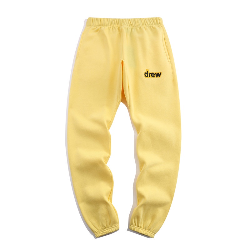 Quần dài thể thao DREW lưng thun vải cotton cho nam và nữ với 7 màu tùy chọn