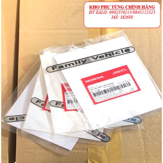 Tem ốp sườn chữ Family dành cho xe Super Dream đời 2009