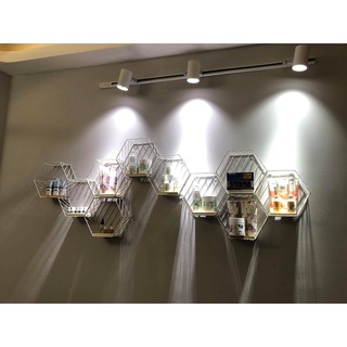 Combo kệ sắt lục giác trang trí nhà
