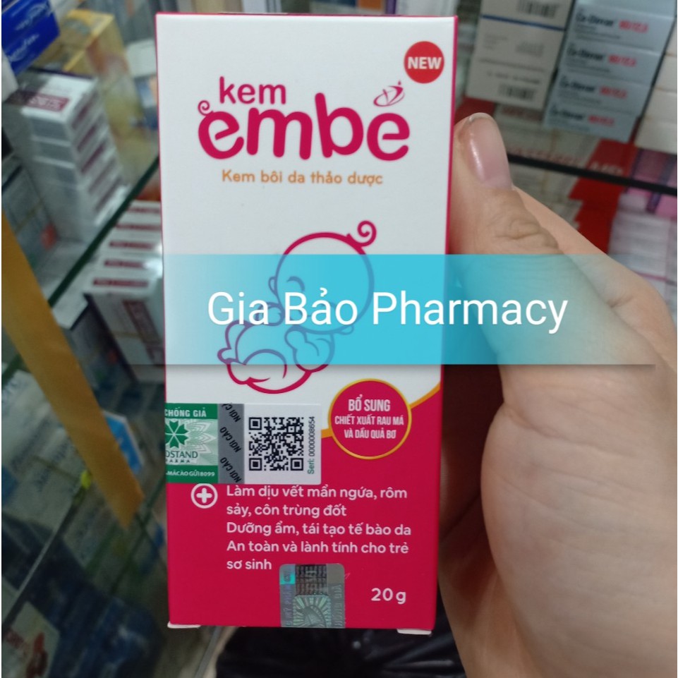 KEM EMBE hết mẩn ngứa,mụn nhọt,muỗi cắn