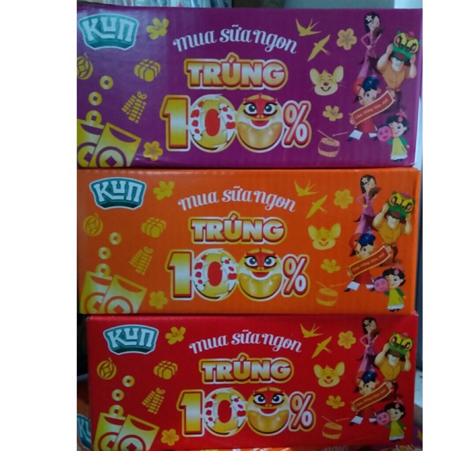 Thùng sữa kun túi