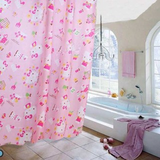 Màn Treo Nhà Tắm Họa Tiết kitty Cao Cấp