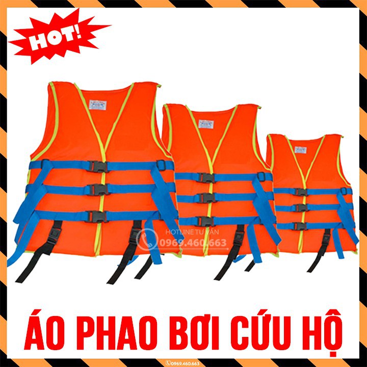 Áo Phao Bơi Trẻ Em Người Lớn 20Kg-65Kg. Áo Phao Cứu Hộ Cao Cấp, Giá Tốt