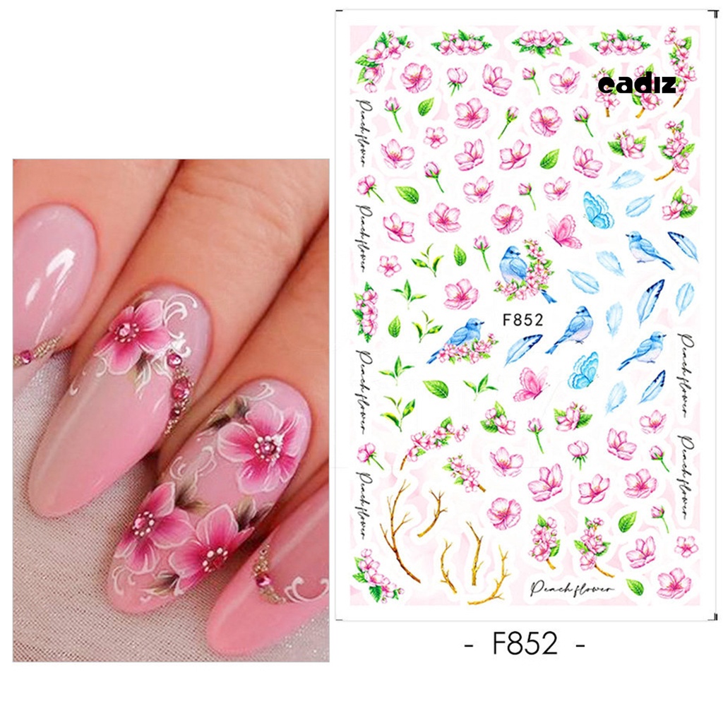 Miếng Dán Trang Trí Móng Tay Nghệ Thuật Nhiều Kiểu Họa Tiết Tùy Chọn