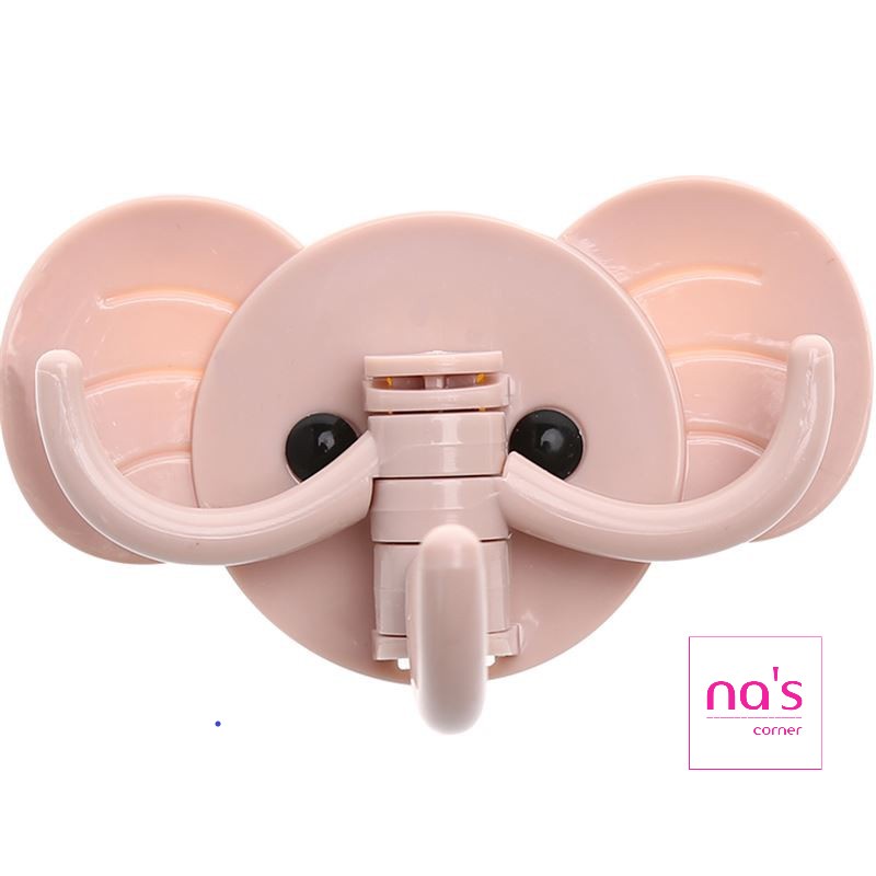 Móc dán tường hình voi