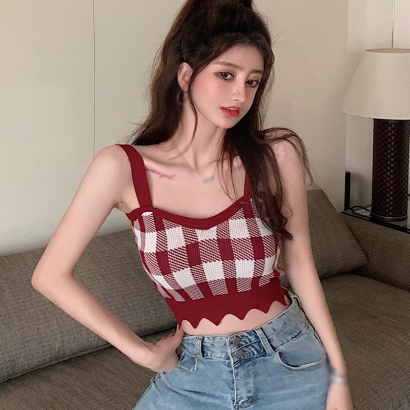 Áo Lửng Hai Dây Phong Cách Hàn Quốc Quyến Rũ Dành Cho Nữ