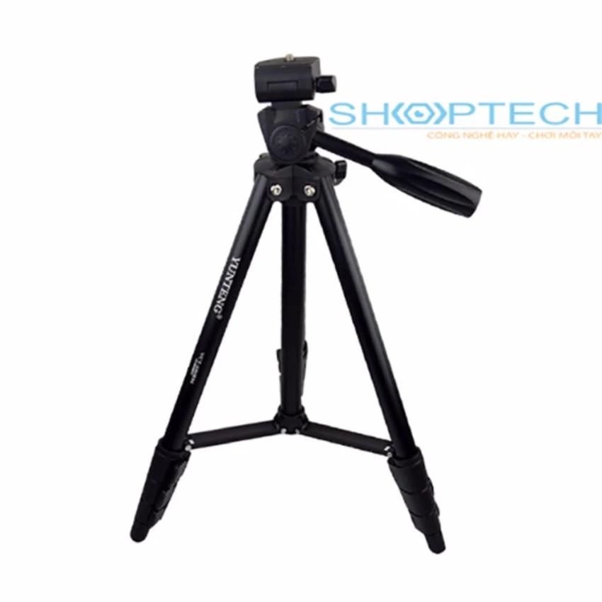 Tripod máy ảnh, Chân máy ảnh Yunteng VCT-681 - Fullbox - New 100% - Chịu tải: 3kg - Chiều dài tối đa: 148cm