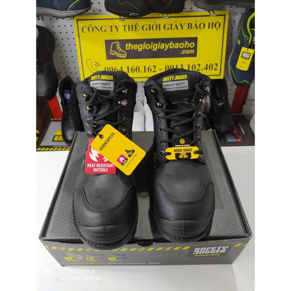 [HÀNG CHÍNH HÃNG]Giày Bảo Hộ Lao Động Safety Jogger Workerplus, Đế PU, Chống Đâm Xuyên, Va Đập, Chịu Nhiệt Độ Cao -JG()*