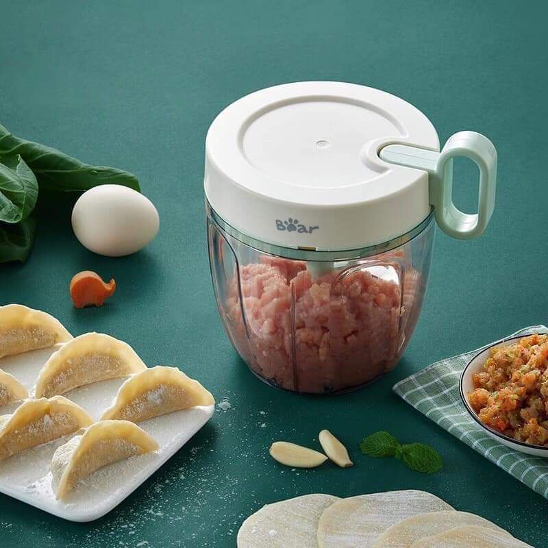 CHOPPER XAY THỊT TỎI ỚT KÉO TAY 900ML