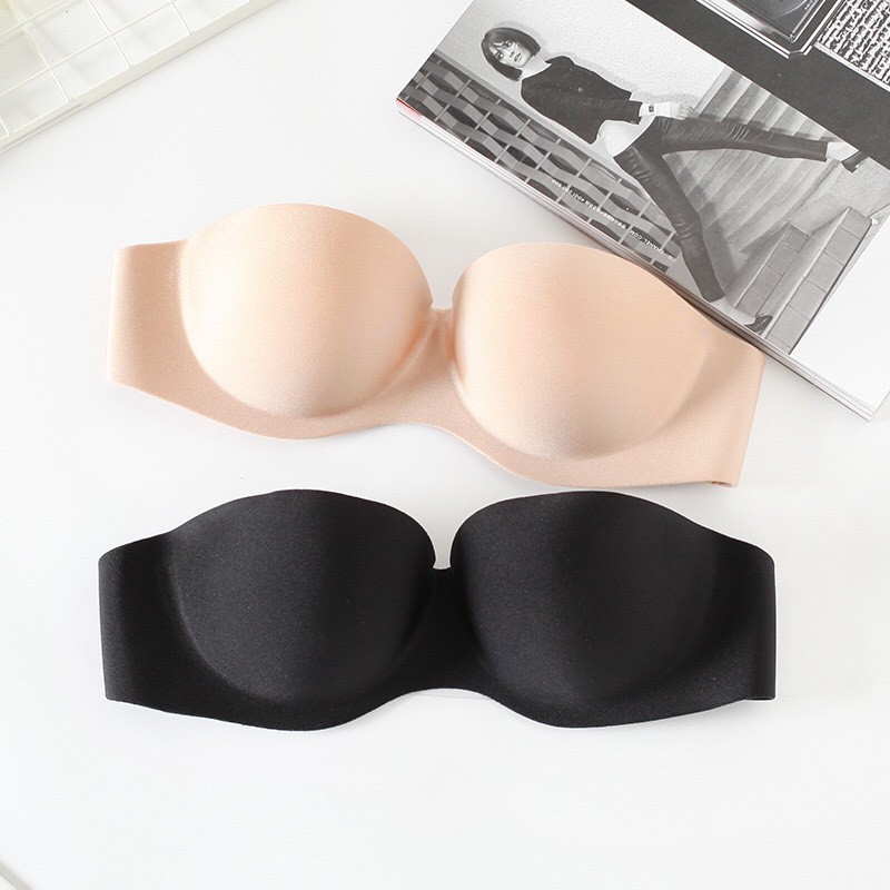 Áo Ngực Su Đúc Không Dây Chống Tụt Quả Ngang Có Gọng Nâng Ngực Tạo Khe  - 218