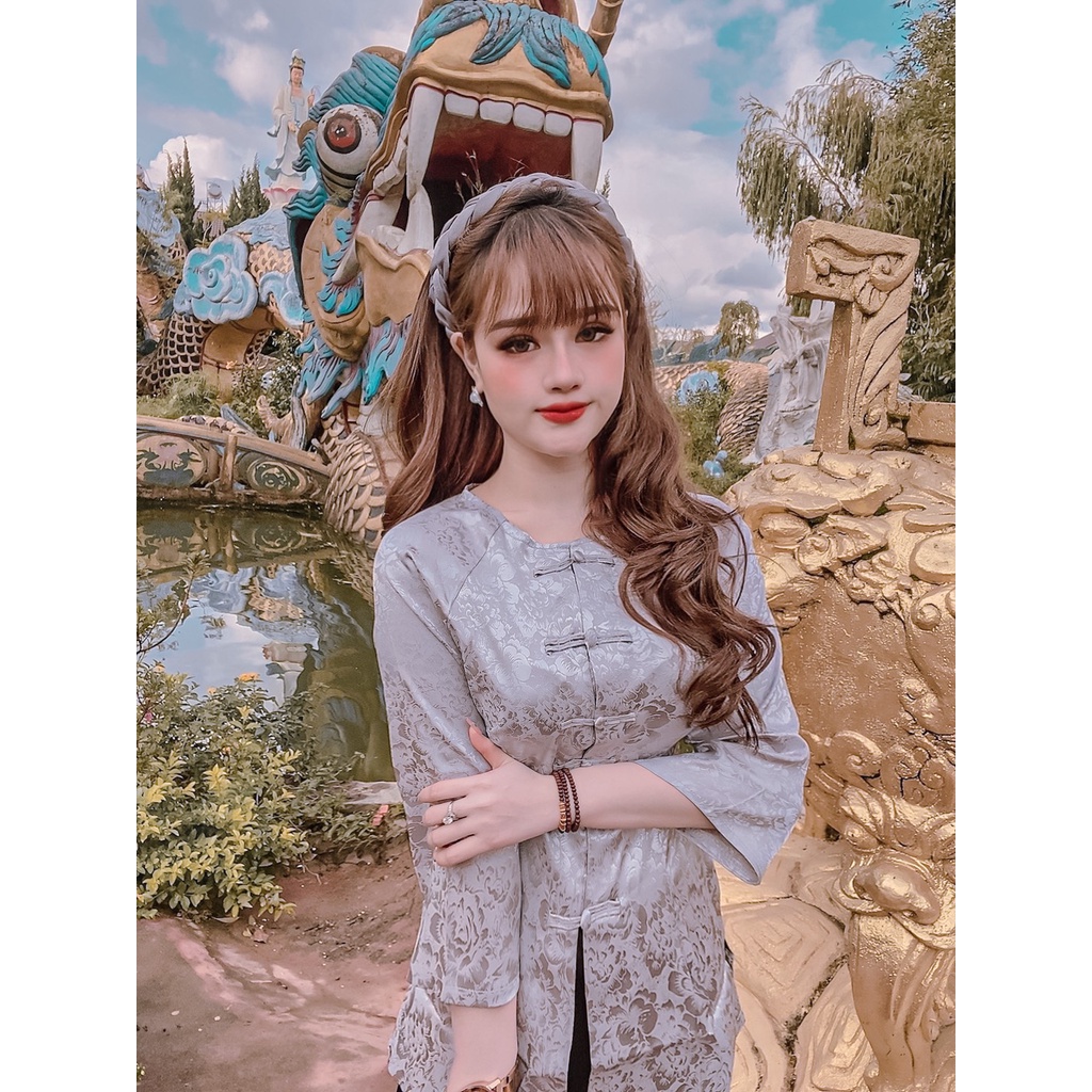 SET Phật Tử Đi Chùa Bà Ba Gấm Sang Trọng