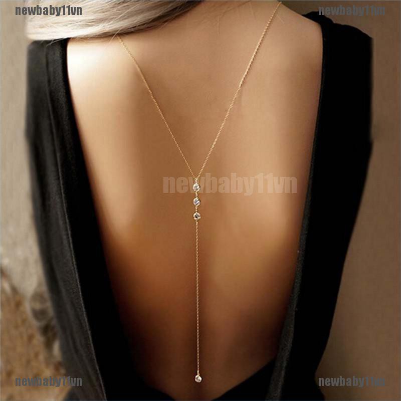 Vòng cổ Cơ Thể ĐíNh Đá ThờI Trang Cho Nữ