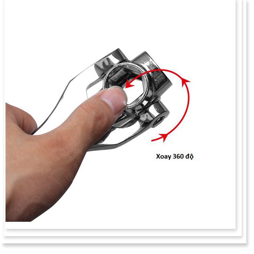 Tay khẩu siết mở ốc -Tay vặn ốc,cờ lê đa năng 8 cỡ đầu 8mm-21mm