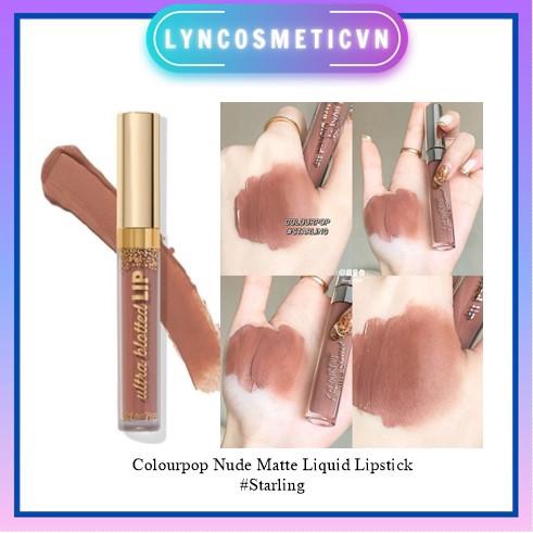 Son kem lì màu nude cực tây Colourpop Nude Matte Liquid Lipstick - #Starling