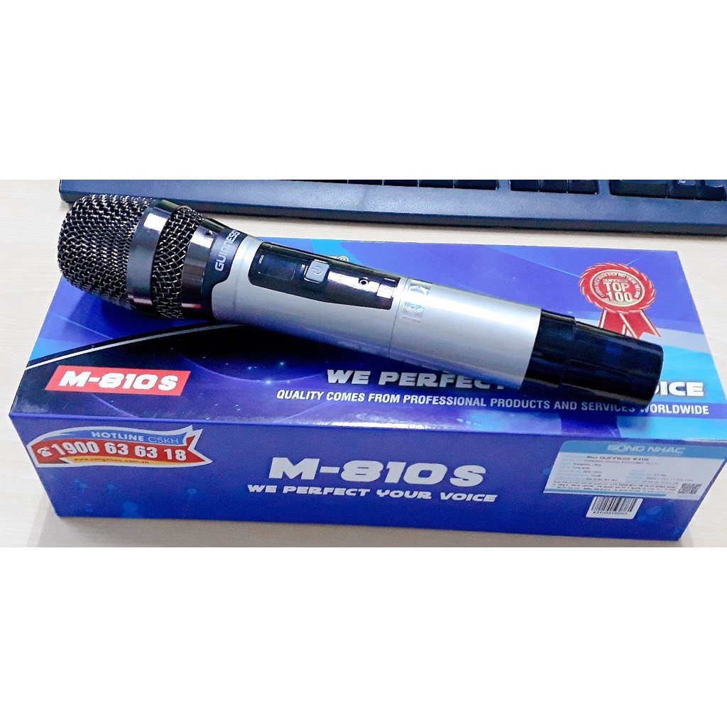 Micro Không Dây GUINNESS M-810S