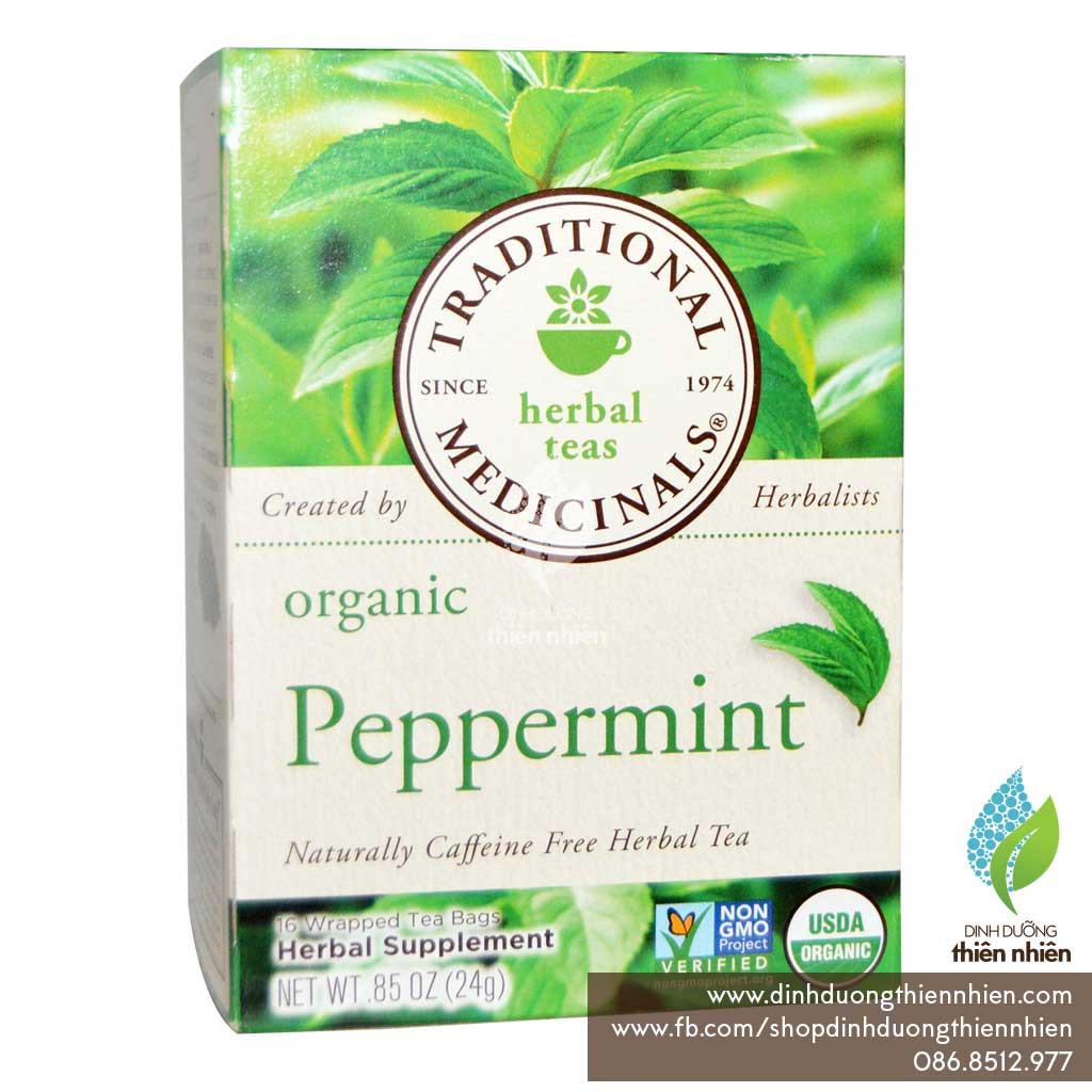 Trà Bạc Hà Hữu Cơ Traditional Medicinals Organic Peppermint