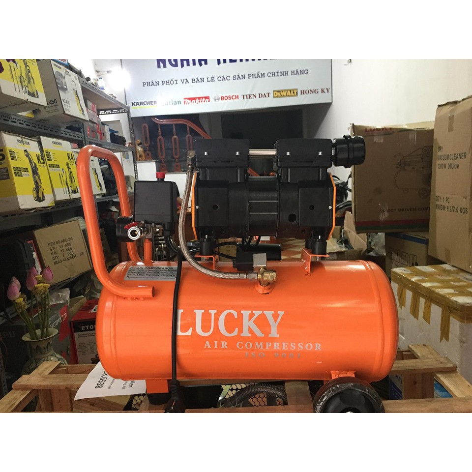 Máy nén khí không dầu Lucky 30 lít H30L 1Hp