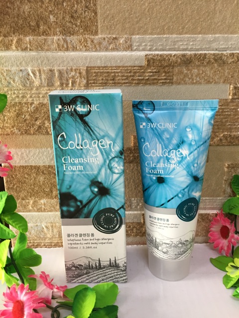 Combo: 2 sữa rửa mặt trà xanh/ Gạo/ Collagen/ Hoa hồng 3W Clinic | BigBuy360 - bigbuy360.vn