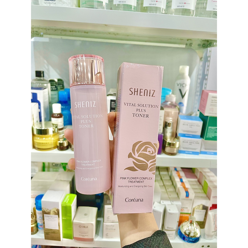 [ CHÍNH HÃNG + GIẢM SỐC ] 150ml Toner SHENIZ Coreana Hàn Quốc Dưỡng Trắng Cao Cấp Với Hoa Hồng Nghệ 