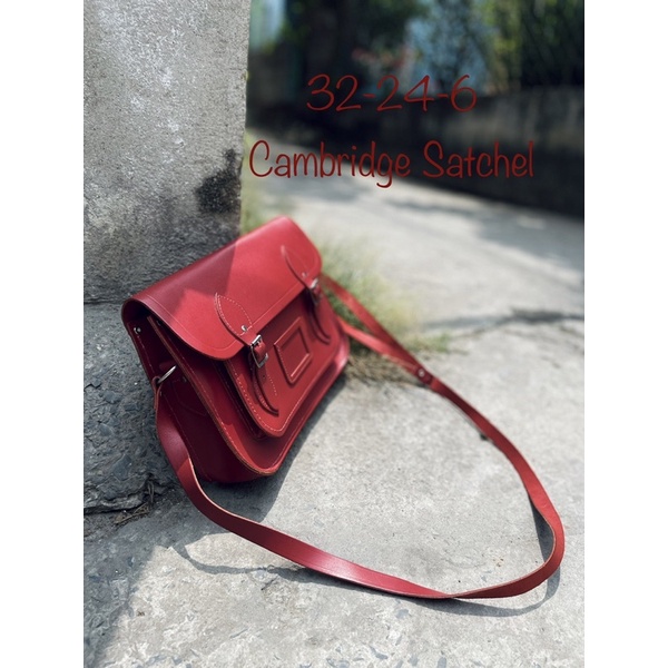 SALE- túi si da thật hiệu Satchel