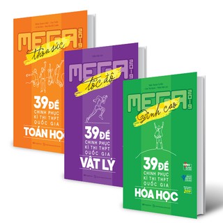 Sách Combo Mega Luyện Đề THPTQG 2019: Toán - Lý - Hóa
