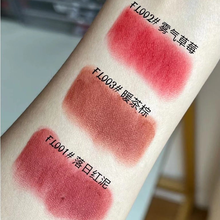 Set 3 Son Môi Cappuvini Kết Cấu Nhung Màu Nâu Trắng Trong Suốt