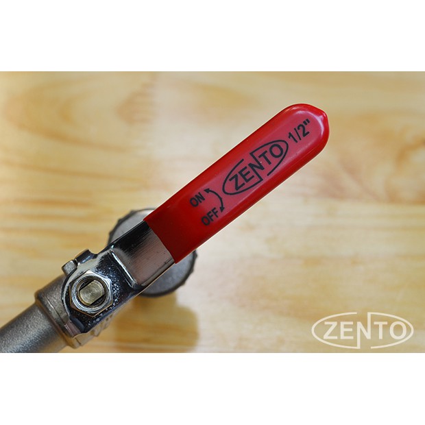 Combo 2 Vòi vườn đồng tay inox Zento ZT706 (vòi xả lạnh)