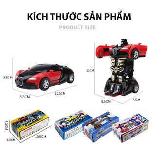 Đồ chơi ô tô biến hình Robot Transformer, sản phẩm 2 trong một, giá rẻ thích hợp làm quà cho cả bé trai và bé gái