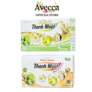 Bột Thảo Mộc Thanh Nhiệt, Mát Gan Adc Hộp 10 Gói