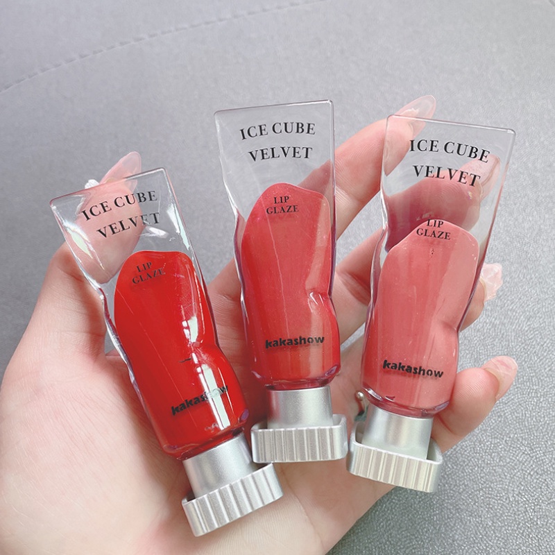 Son Bóng 6 Màu Tùy Chọn Dưỡng Ẩm Chống Nước Không Dính Cốc Tiện Dụng
