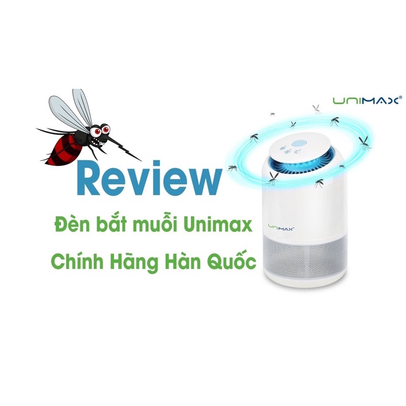 Máy, Đèn bắt muỗi, côn trùng , Bugs Killer Unimax Hàn Quốc nhỏ, gọn, an toàn, hiệu quả - Thu Lee Shop