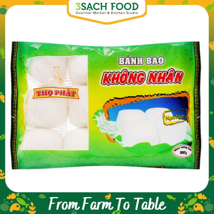 Bánh Bao Không Nhân Thọ Phát - 12 cái/gói