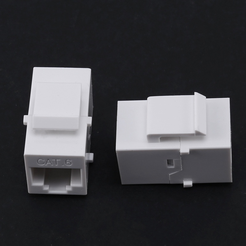 Set 10 Giắc Nối Dài RJ45 Keystone Cat6 LAN Cat6