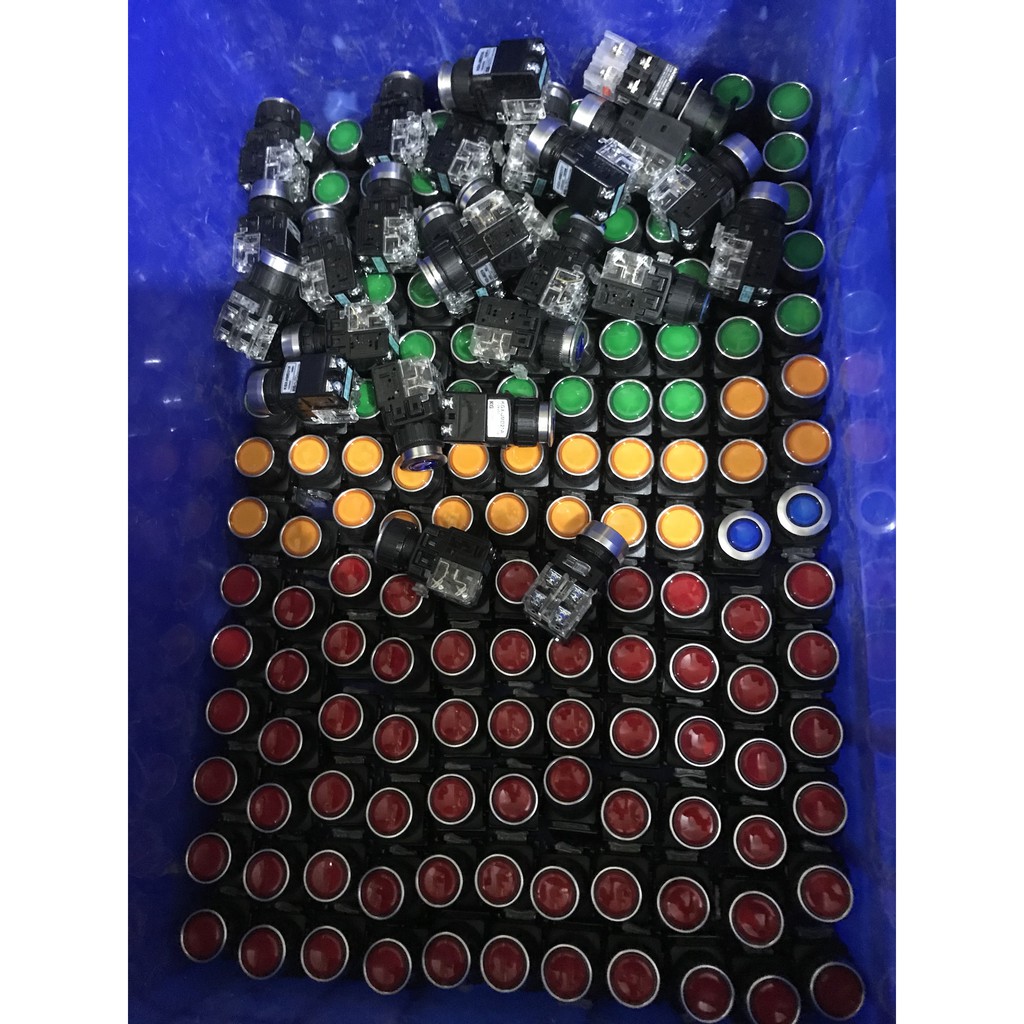 CÔNG TẮC NÚT NHẤN KGX-HMD21R; KGX-HMD21Y; KGX-HMD21G [ KG AUTO ]