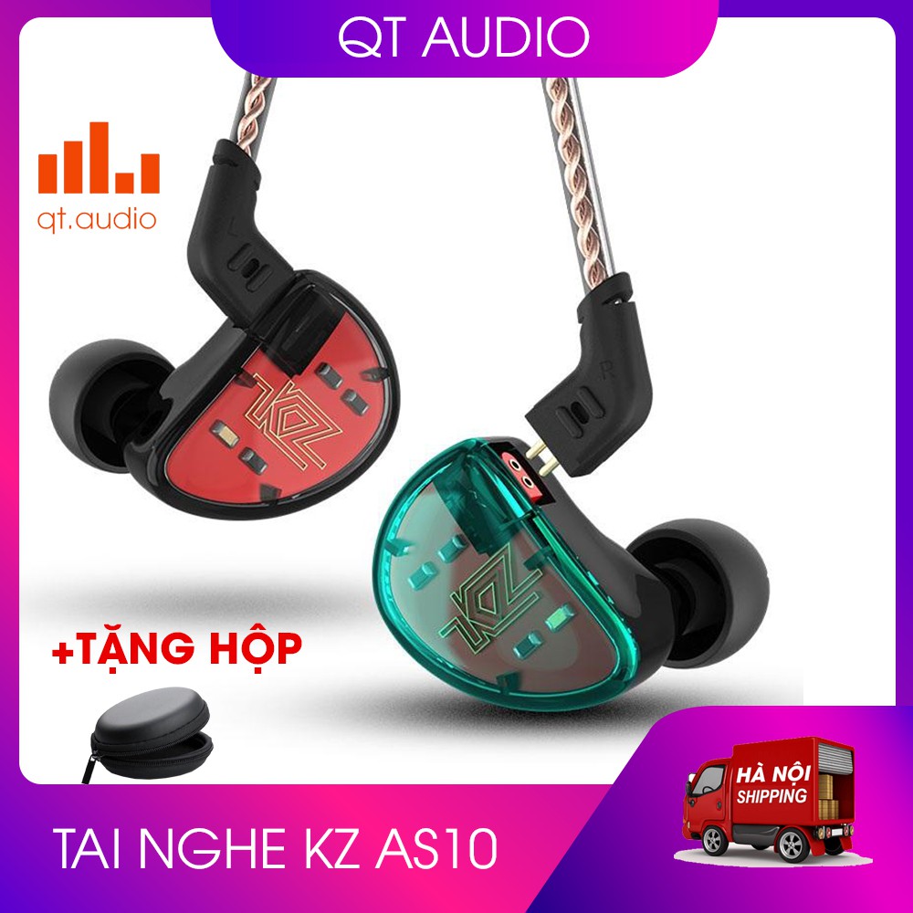 Tai nghe kz As10 chính hãng,10 driver nghe rất hay,có mic